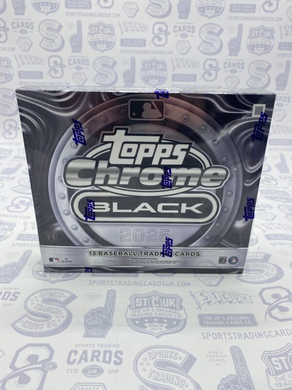2025 Topps Chrome Black Baseball Hobby Box