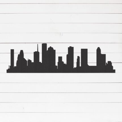 Houston Skyline Wall Art | City Skyline Wall Art | Cityscape Wall Art | Metal Wall Art | Metal Wall Decor | Metal Decor